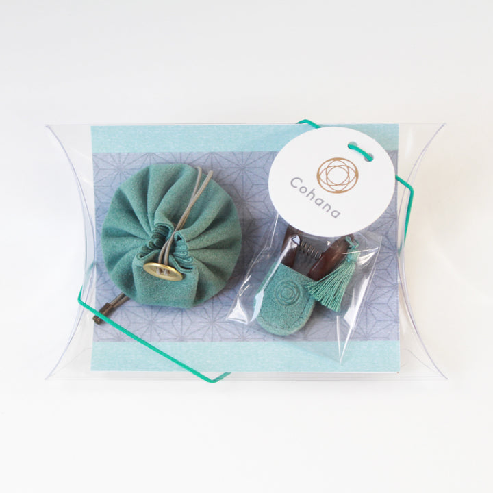 関の豆ばさみと豆巾着のセット