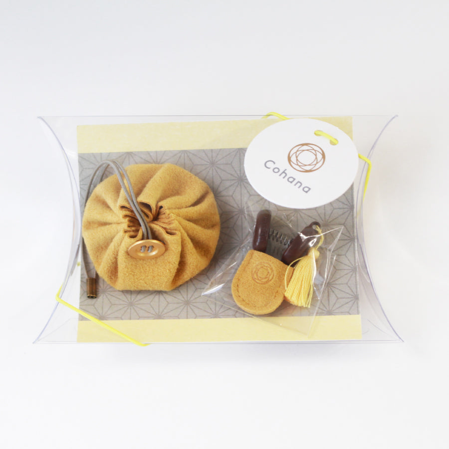 関の豆ばさみと豆巾着のセット