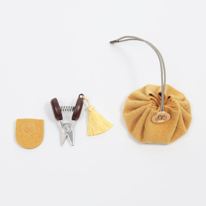 関の豆ばさみと豆巾着のセット