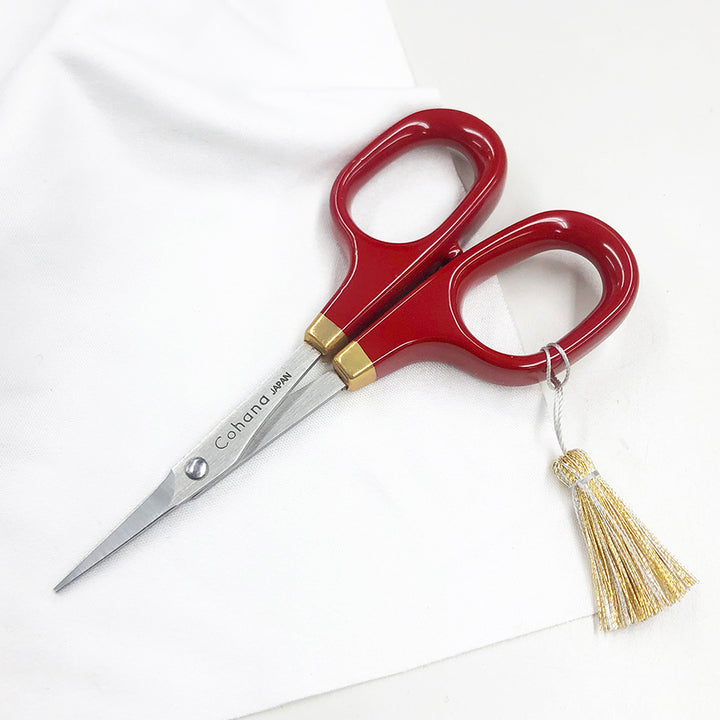 Small Scissors with Lacquered Handles (Shunuri) (45-140)