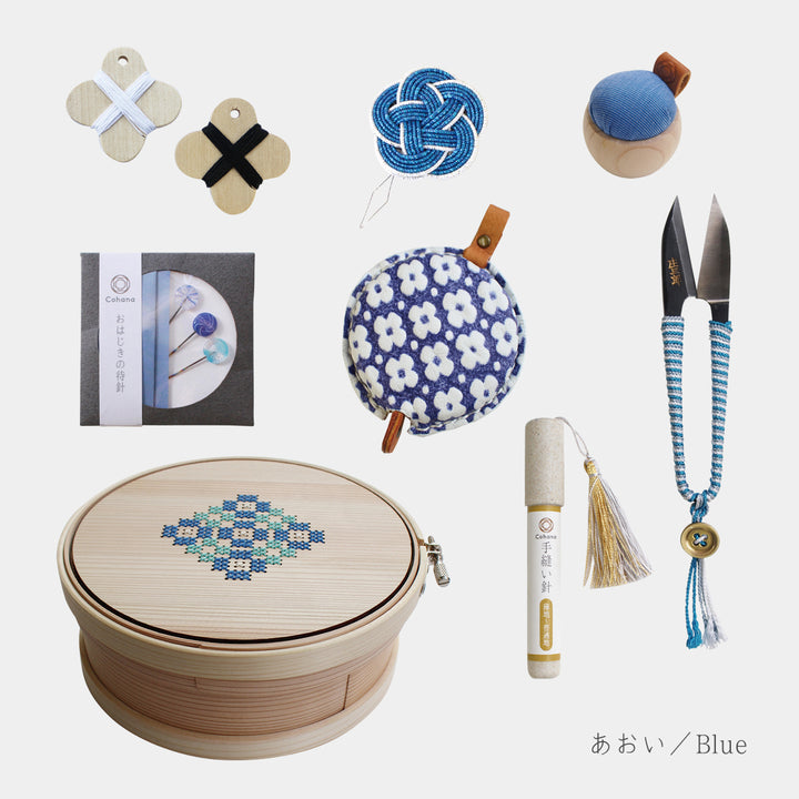 曲げわっぱの道具箱 お裁縫セット