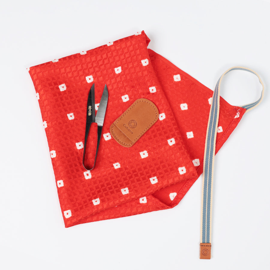 Shozaburo Long-Blade Thread Snips with Furoshiki