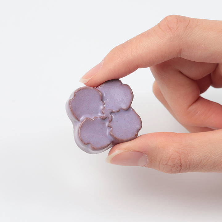 [Pre-order B: Expectect Stock Arrival Mid to Late March 2026] Awaji Kawara Needle Rest – Sakura / Purple