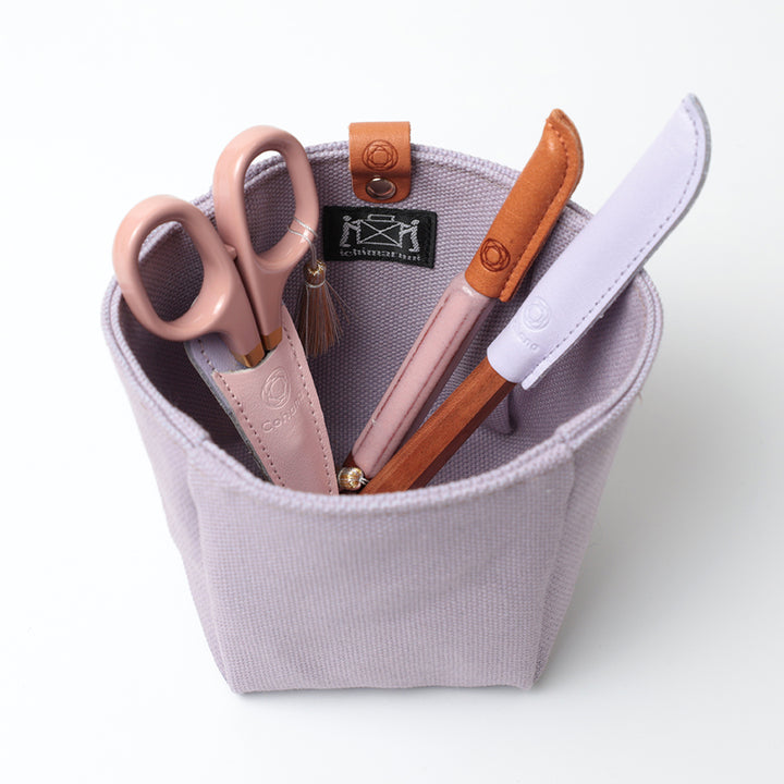 [Pre-order B: Expectect Stock Arrival Mid to Late March 2026] Canvas Pouch – Sakura / Purple