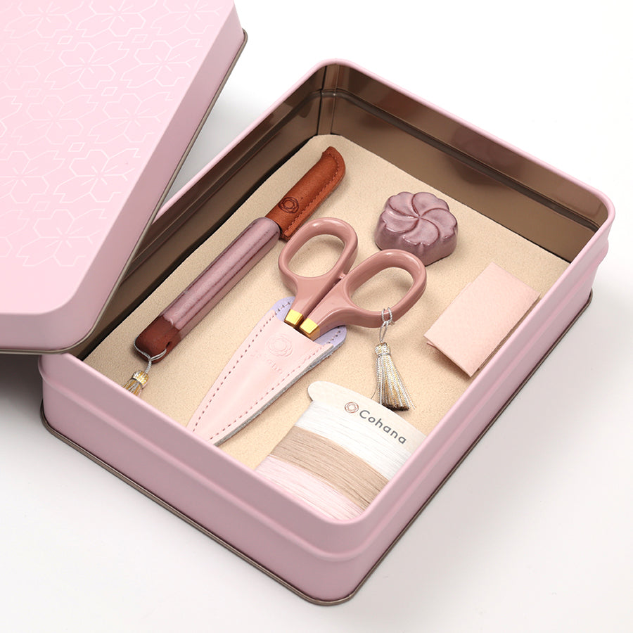 [Pre-order B: Expectect Stock Arrival Mid to Late March 2026] Sewing Tin Set – Sakura (45-426)