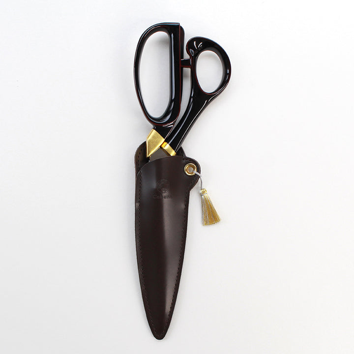 Sewing Shears with Lacquered Handles and Gold Leaf Tamenuri(45-442)