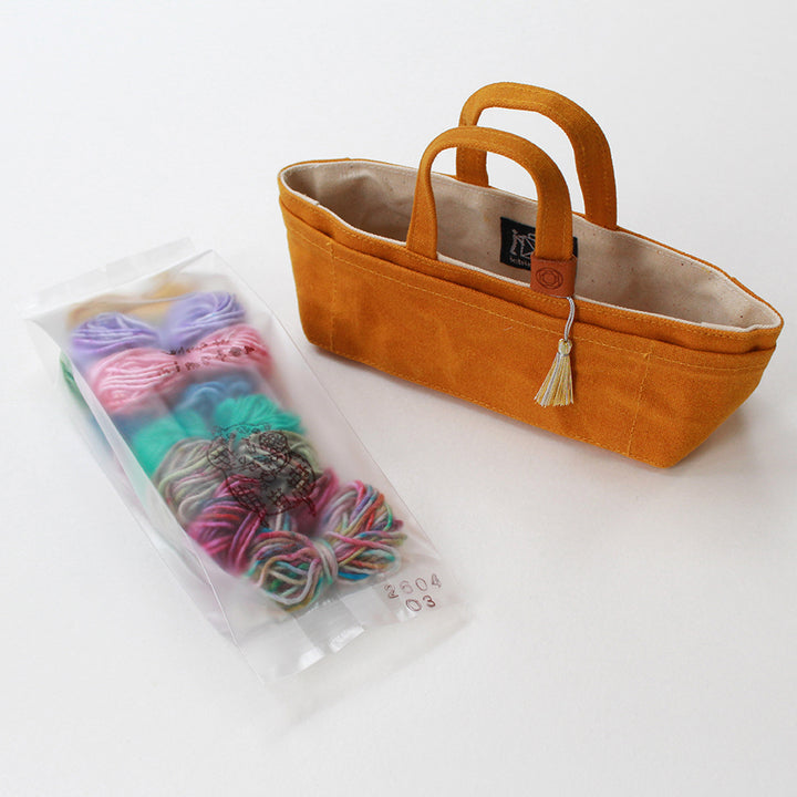 ミムラトモミ×Cohana「mimster yarnと豆道具入れのセット」