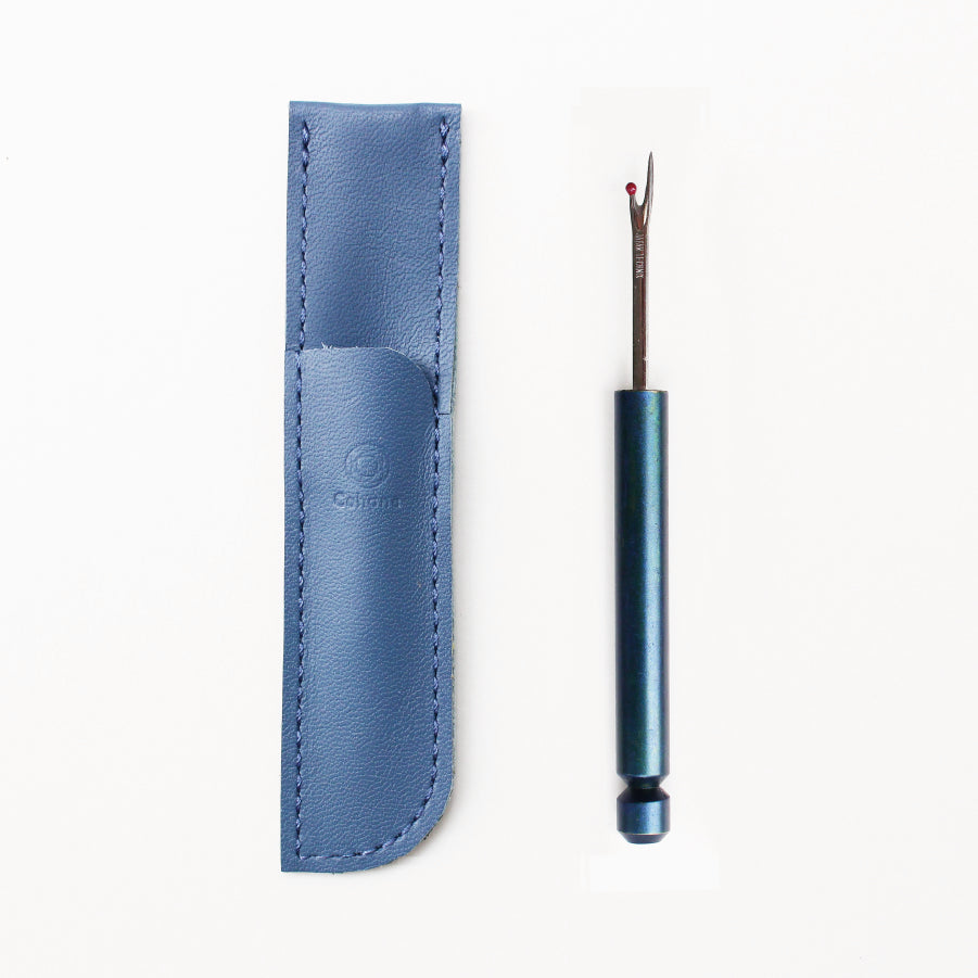 [Pre-order: Estimated Arrival in Mid-October] Lacquered Brass Seam Ripper – 紺藍 (45-474)