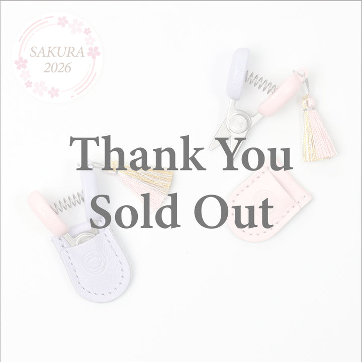 [Pre-order B: Expectect Stock Arrival Mid to Late March 2026] Seki Mini Scissors – Sakura / Purple