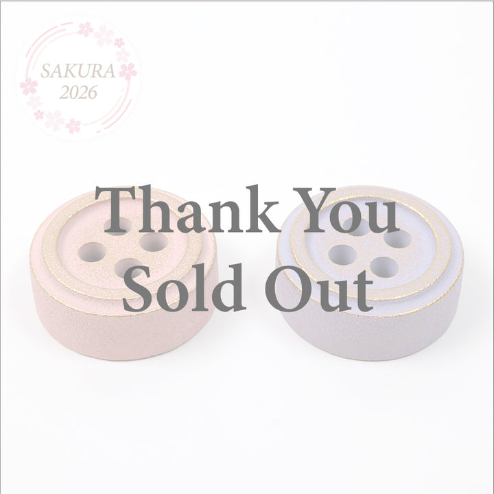 [Pre-order B: Expectect Stock Arrival Mid to Late March 2026] Nambu Iron Paperweight – Sakura / Purple