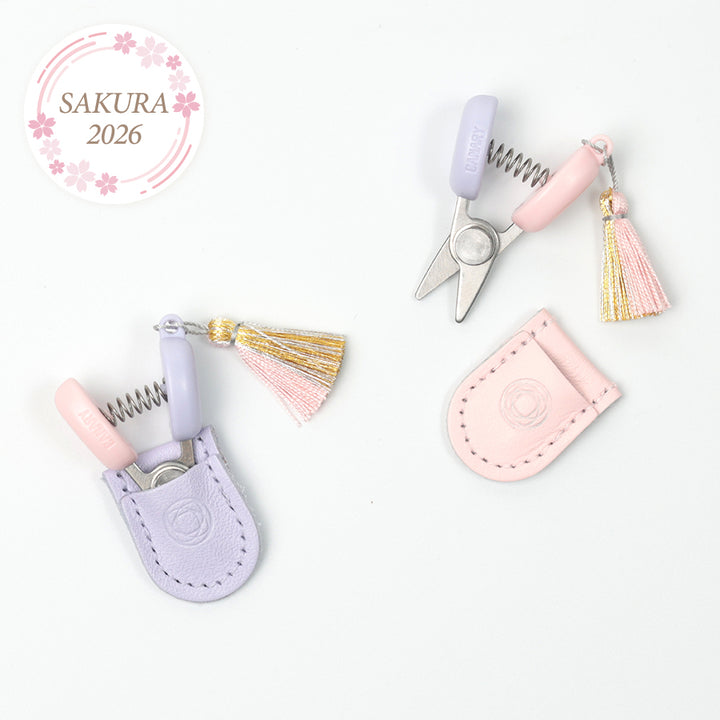 [Pre-order B: Expectect Stock Arrival Mid to Late March 2026] Seki Mini Scissors – Sakura / Purple