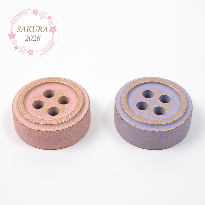 [Pre-order B: Expectect Stock Arrival Mid to Late March 2026] Nambu Iron Paperweight – Sakura / Purple