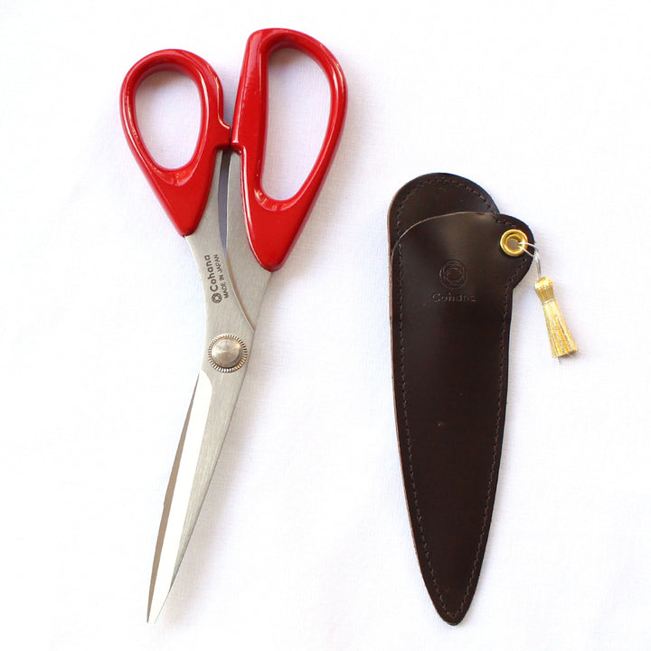 Seki Sewing Shears with Lacquered Handles (Shunuri) (45-266)