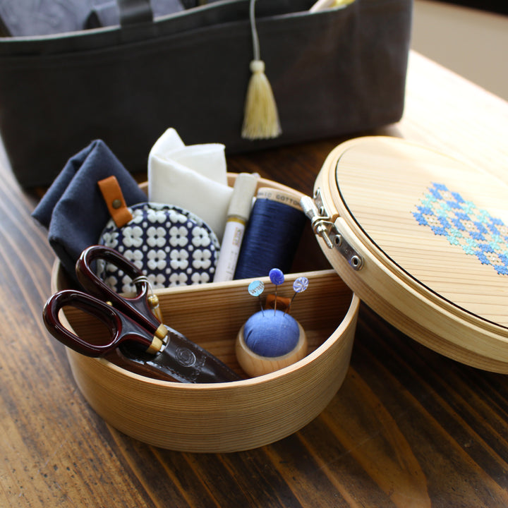 Magewappa Toolbox with Embroidery Hoops